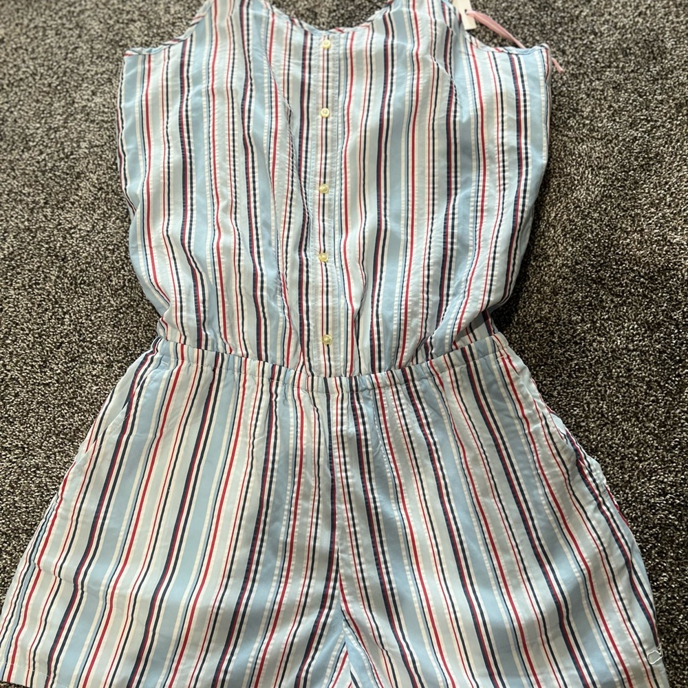 Vineyard Vines Tie waist romper
